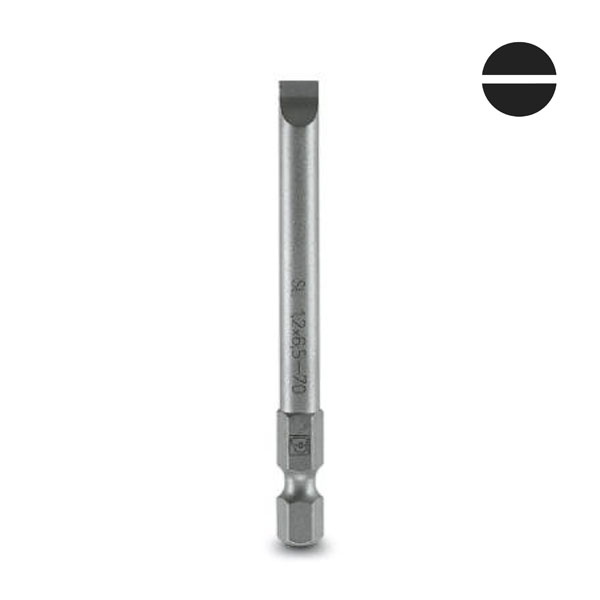 PC1212577 | Отверточный бит со шлицем SF-BIT-SL 1,2X6,5-70, (уп-5шт.), Phoenix Contact
