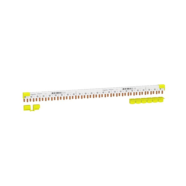 A9XPC624 | Шинка гребенчатая 1Р+N, шаг 9мм, 80А, 24 модуля, Schneider Electric