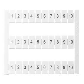 9770 OD10-6 | OD10-6; Маркировка для клемм (без надписей), 10х6 мм (для клемм 4 кв.мм). 1 лист - 30 шт., Onka 