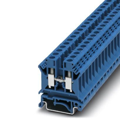3004977 UK 6 N BU | Проходная клемма синяя UK 0,2…10 мм², 41 A, винтовой зажим, Phoenix Contact 