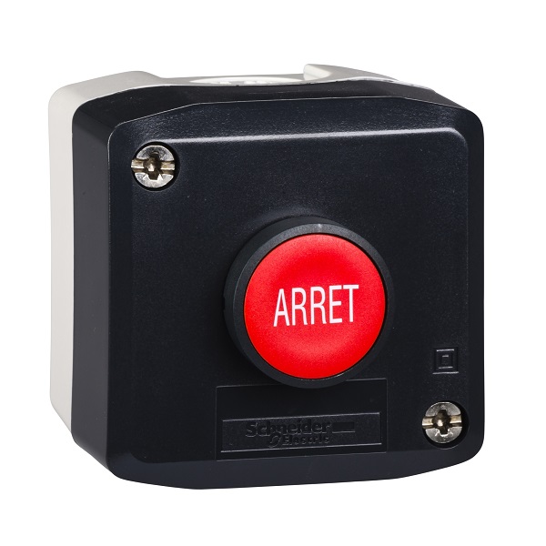 XALD117 | Кнопочный пост, 1 кнопка "Arrêt" с возвратом, маркировка на кнопке, 1 НЗ, Schneider Electric