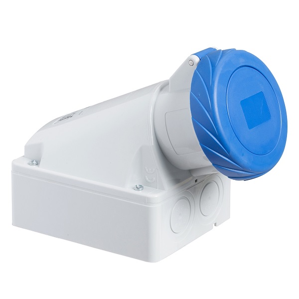 83166 | Розетка настенная, винтовое соединение, 32А 2P+E IP67 220В, Schneider Electric