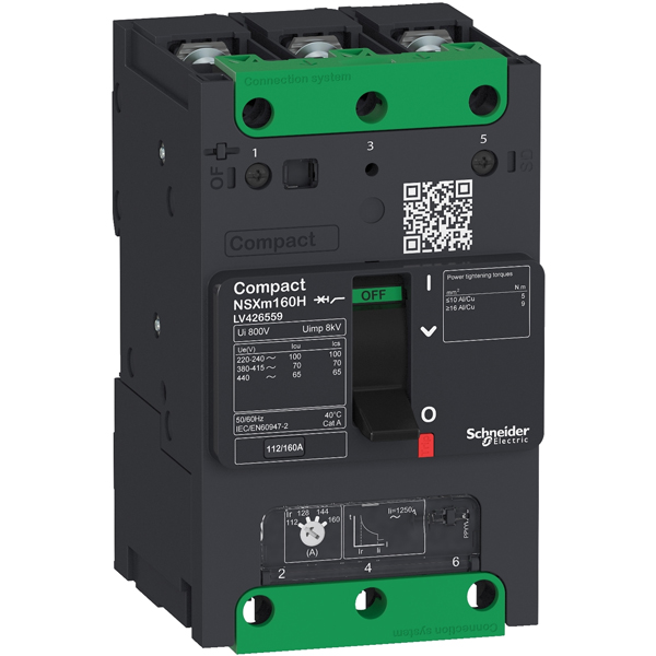 LV426556 | Автоматический выключатель NSXm 80H TM-D 3P3d 80A 70кА, Schneider Electric