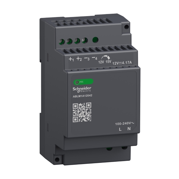 Модульный блок питания Modicon 12DC, 4,17A, 50Вт, Schneider Electric, ABLM1A12042