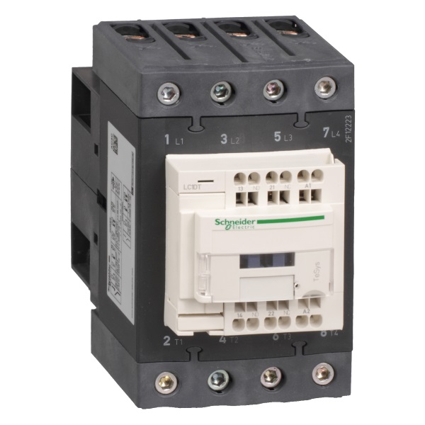 LC1D80A3E7 | Контактор, серия Tesys D, 3P, 80 А, AC3, 1 НО +1 НЗ, 48В AC, Everlink, Schneider Electric