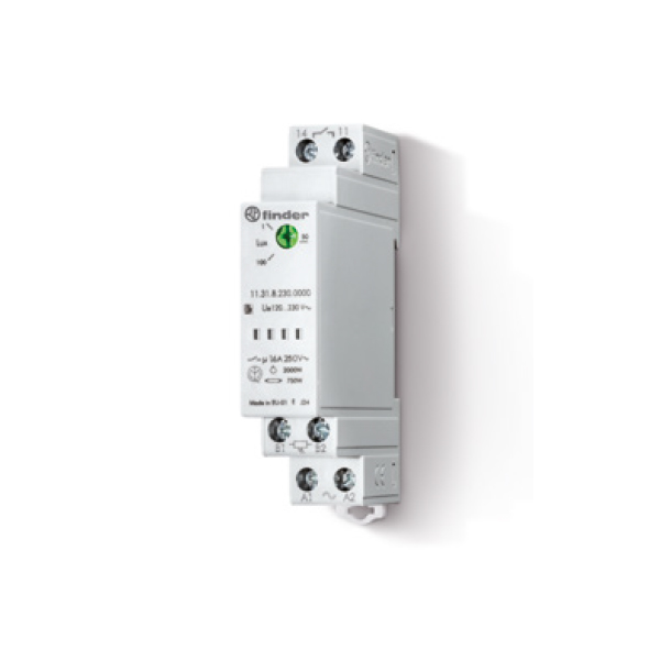 113182300000 | Модульное фото реле серия 11.31, 230В AC, 1 НО, 1…100 Люкс, 5 шт, Finder