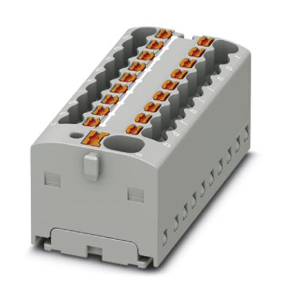 PC1047418 | Распределительный блок PTFIX 4/18X1,5, 19 клемм, серый, Push-in, Phoenix Contact