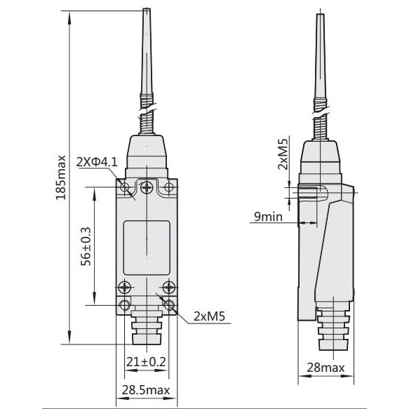 443030 | Выключатель путевой YBLX-ME/8166 универсального типа I, Chint