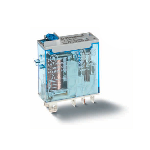 466190240074 | Миниатюрное реле, серия 46, 24В DC, 16А, 1CO, Finder