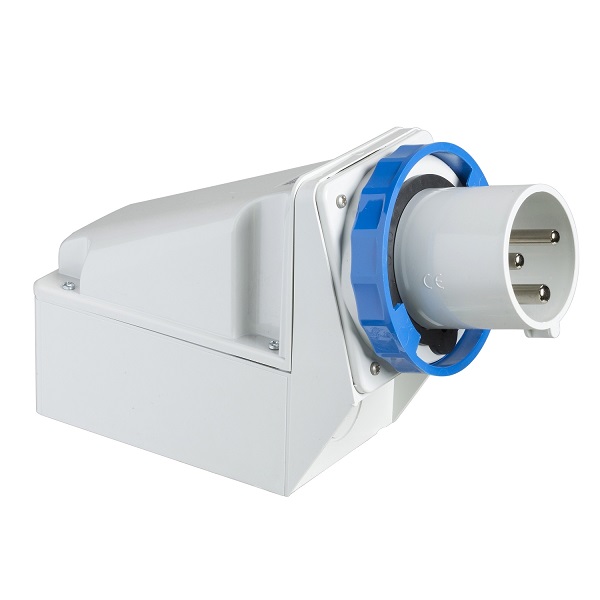 81590 | Настенная вилка, винтовое соединение, 125А, 2P+E, IP67, 220В, Schneider Electric