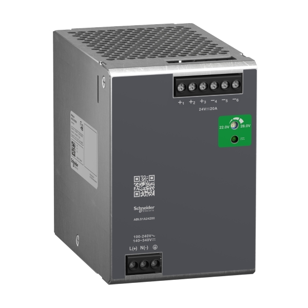Блок питания Modicon 24DC, 20A, 480Вт, Schneider Electric, ABLS1A24200