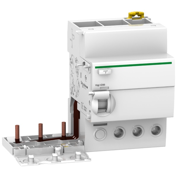 A9V16325 | Блок диф. защиты, серия Vigi iC60, 3P, 25 А, 500 мА, тип AC, Schneider Electric