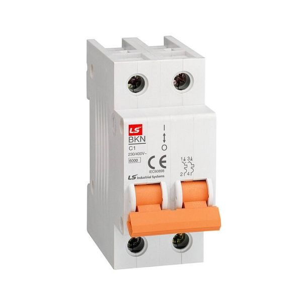  | Автоматический выключатель, серия BKN, 1P+N, 32 A, кривая C, 6 кА, LSis
