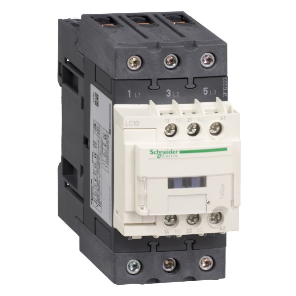 LC1D40AED | Контактор, серия Tesys D, 3P, 40 А, AC3, 1 НО +1 НЗ, 48В DC, Everlink, Schneider Electric
