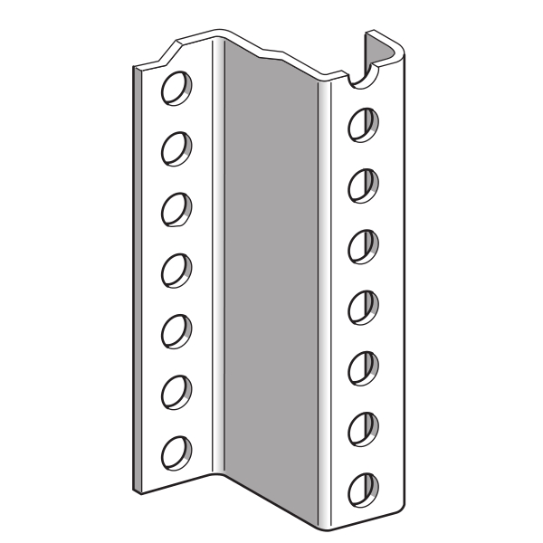 DZ6MZ121 | Вертикальная перфорированная рейка 1020 мм, Schneider Electric