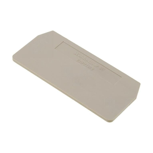 1608770000 | Торцевая крышка ZAP/TW2 для клемм ZDU 2.5/3AN, Weidmuller