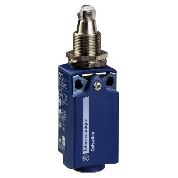 XCKP21H2P16 | Концевой выключатель ролик-плунжер, 1НО+1НЗ, пластик, ISO16, Schneider Electric