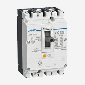 271539 | Автоматический выключатель NM8N-125C TM 3P 100А 36кА с регулируемым термомагнитным расцепителем, Chint