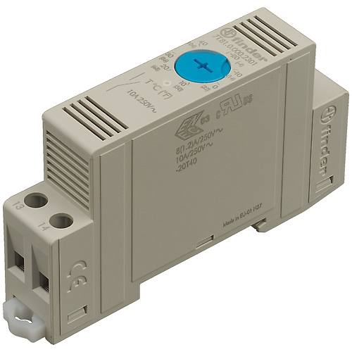 Термостат модульный −20…+40°C, 1 НО, 10А, 250В АС-1