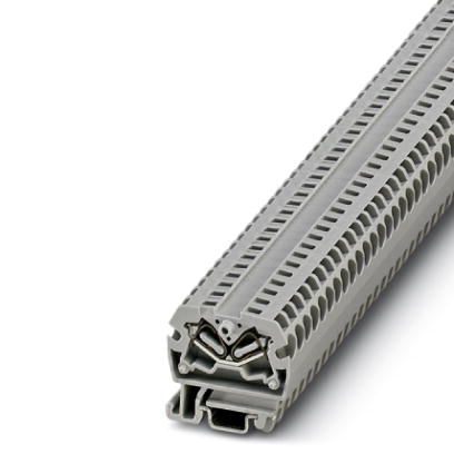 PC3249017 | Проходная мини-клемма 2,5 мм² серая с угловым отводом, на рейку 15 мм, Phoenix Contact