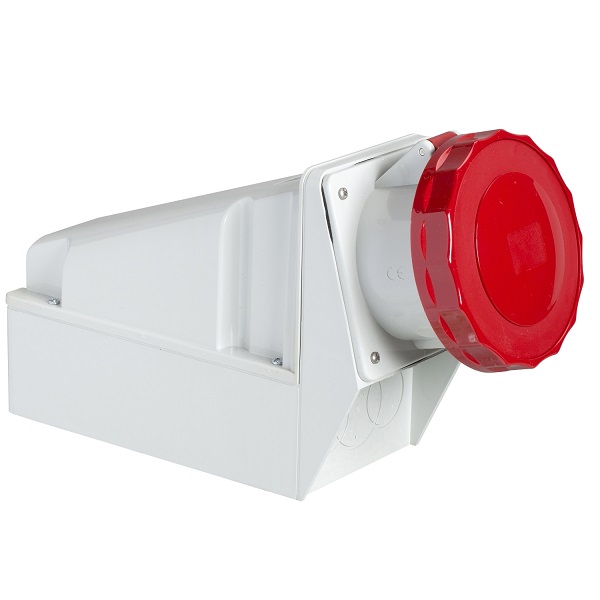 81194 | Розетка настенная, винтовое соединение, 125А 3P+E IP67 380В, Schneider Electric