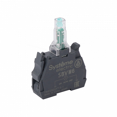 SBVM6 | Световой блок синий LED 230-240В АС, Systeme Electric