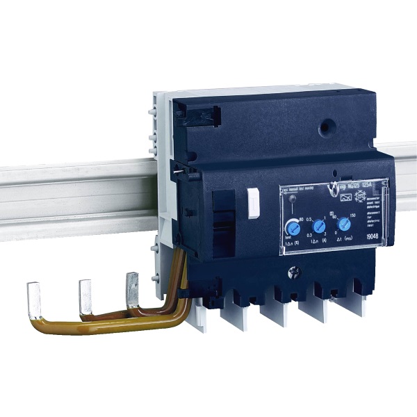 19047 | Блок диф. защиты, серия Vigi NG125, 3P, 125 А, 300…3000 мА, тип A, Schneider Electric