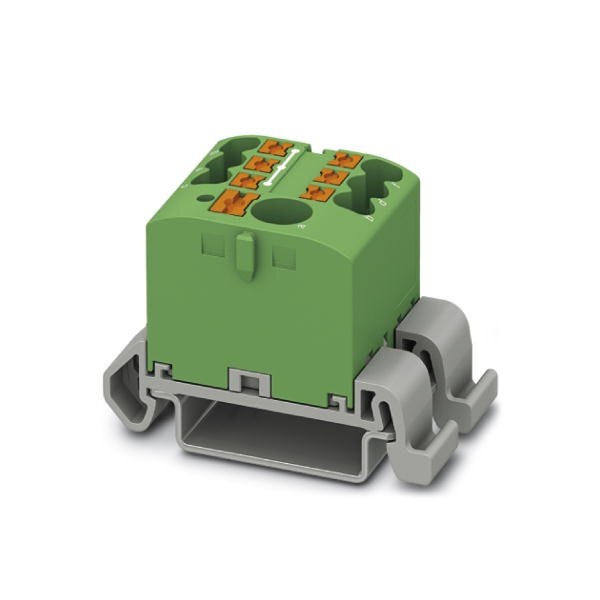PC3273206 | Распределительный блок PTFIX 6/6X2,5-NS35A 7 клемм, зелёный, Push-in, Phoenix Contact