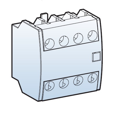 83361634044 | Блок дополнительных контактов UA-4, фронтальный монтаж, 4 НО, LSis