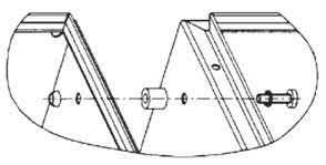NSYAEUBUSC | Проставки для соединения шкафов боковыми сторонами, Schneider Electric