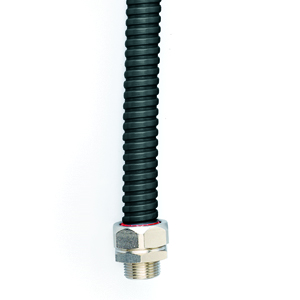 dkc6071R-010N | Металлорукав DN 10мм в герметичной ПВХ изоляции, Dвн 10,0 мм, Dнар 14,0, 50 м, цвет чёрный, DKC