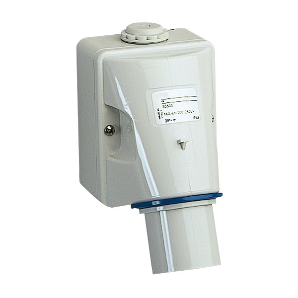 83516 | Настенная вилка, винтовое соединение, 32А, 2P+E, IP44, 220В, Schneider Electric