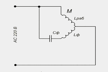 Частотный регулятор для асинхронного двигателя В - схема