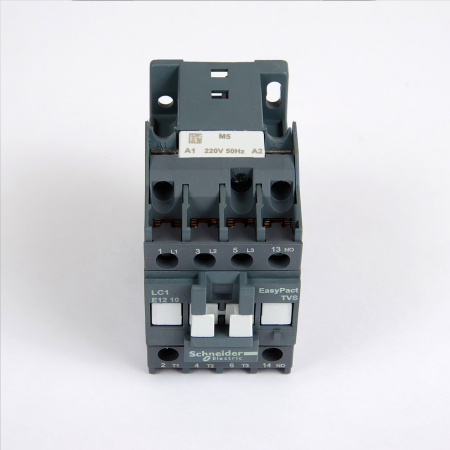 LC1E1210M5 | Контактор, серия EasyPact TVS, 3P, 12А, 1НО, управление 220В AC, Schneider Electric
