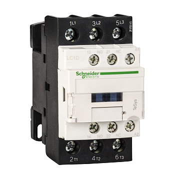 LC1D38BD | Контактор, серия Tesys D, 3P, 38 А, AC3, 1 НО +1 НЗ, 24В DC, Под винт, Schneider Electric