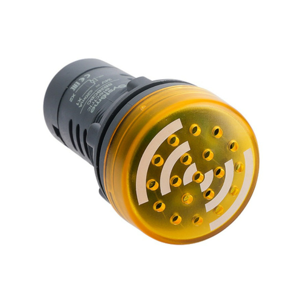 SB7KS2M8C | Зуммер, подсветка, жёлтый, 220В AC, непрерывный звук, Systeme Electric