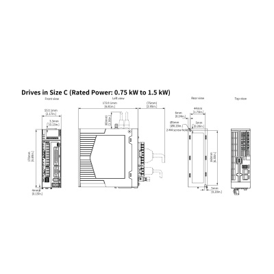 Сервопреобразователь SV680P, 220В, 5,5А, STO