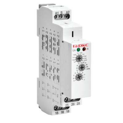 dkcDRM-TM-2-240 | Реле времени многофункциональное, конфигурация контакта 2CO, AС/DC 12-240В, DKC
