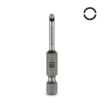 PC1212605 | Отверточный бит со шлицем, ступенчатый SF-BIT-SLS 0,6X3,5-50, (уп-5шт.), Phoenix Contact