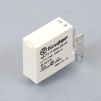 457170240310 | Миниатюрное реле, серия 45, 24В DC чувств., 16А, 1NO, Finder