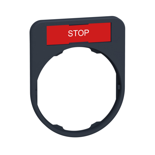 ZBYF2304 | Держатель маркировки, STOP, Schneider Electric