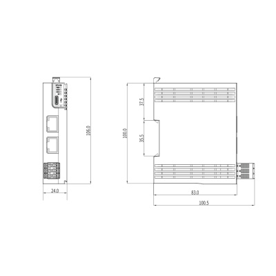 GL20-RTU-PN | Коммуникационный модуль Profinet , Inovance
