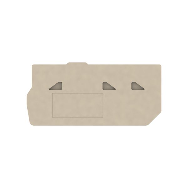 1896480000 | Концевая пластина, Темно-бежевый, 2.5 mm, (уп.-50шт.), Weidmuller