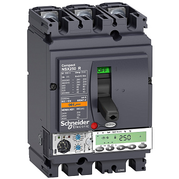 LV433315 | Автоматический выключатель NSX100HB1 Micrologic 6.2EM 3P3d 25A 75/85кА, Schneider Electric