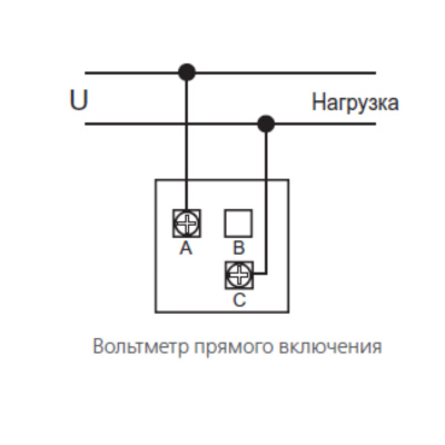 50244DEK | Вольтметр аналоговый шкала 600В AC 72х72мм КТ 1,5, Dekraft