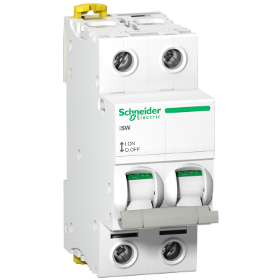 A9S65263 | Выключатель нагрузки, серия  iSW, 2p, 63А, Schneider Electric