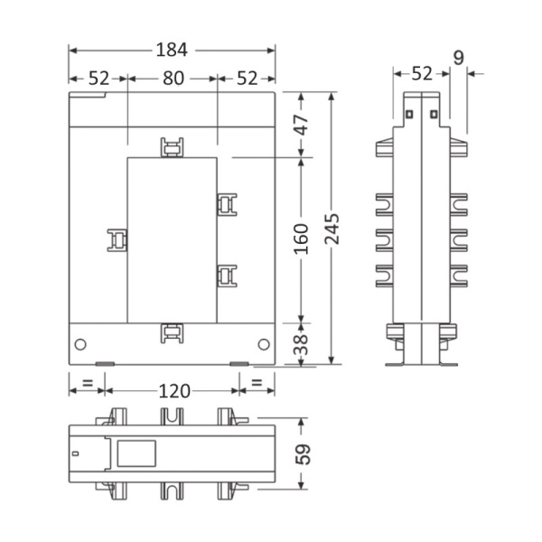 M7015E | M7015E Трансформатор тока TP-816 6000/5, Circutor