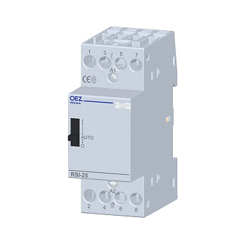 OEZ:43168 | Модульный контактор, серия RSI, 3НО, 1НЗ, 25А, управление 230В AC/DC, OEZ