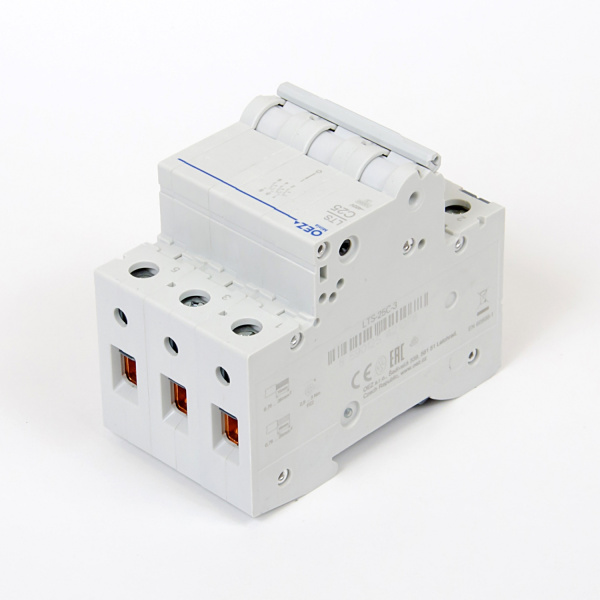 OEZ:42107 | Автоматический выключатель Minia LTS 3п 25А, кривая С, 10кА, OEZ