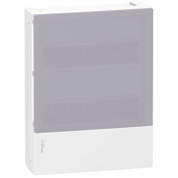 MIP12212S | Щиток навесной Mini Pragma 2 ряда/24 модуля, прозрачная дверь, Schneider Electric